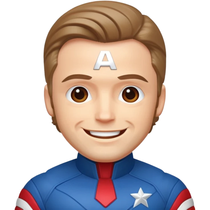 captain america FACE emoji
