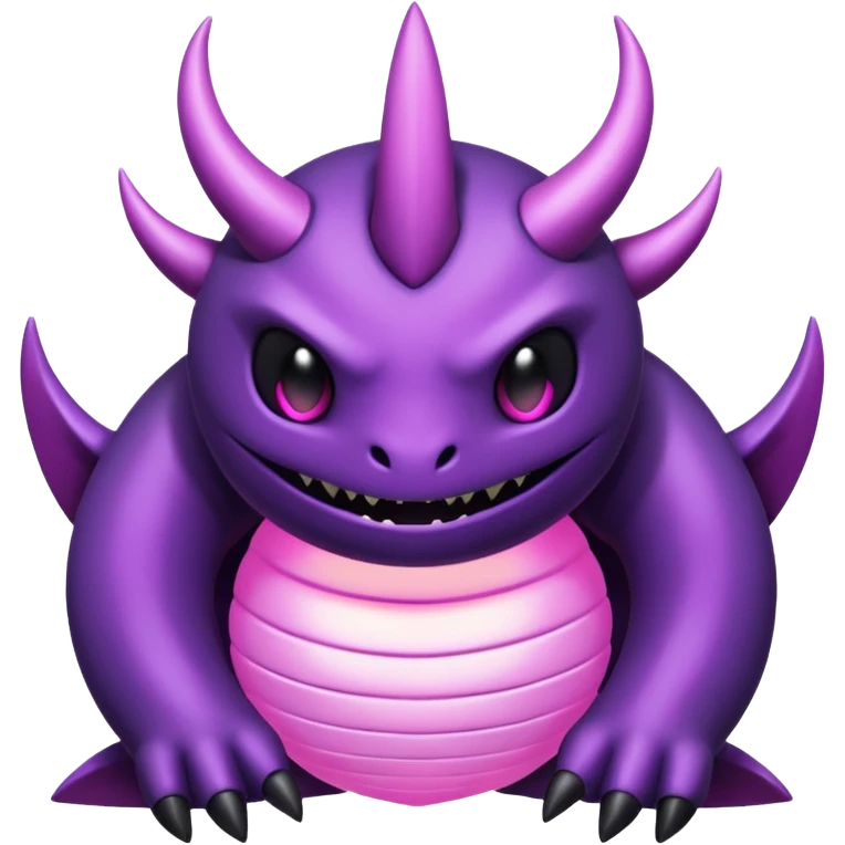 Pokemon legendary purple and pink Giratina emoji