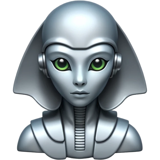 Alien sphinx emoji
