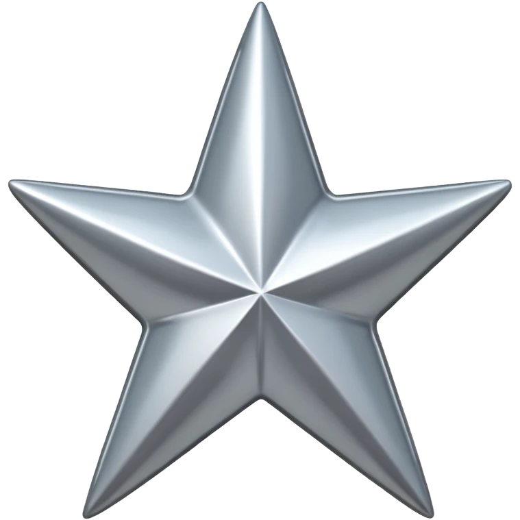 
3-pointed star 3d emoji