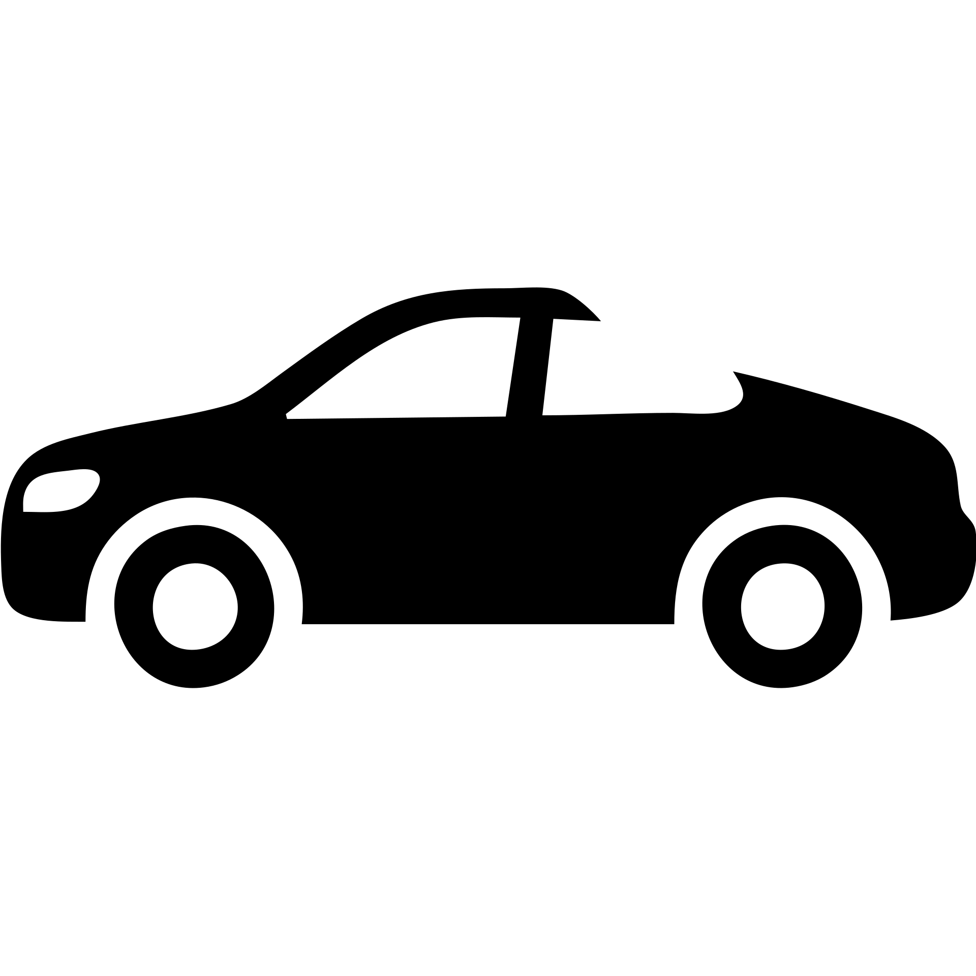 solid icon of a luxury glossy black car with a section covered by a semi-transparent rolled light gray film, curved adhesion effect, minimal and modern emoji