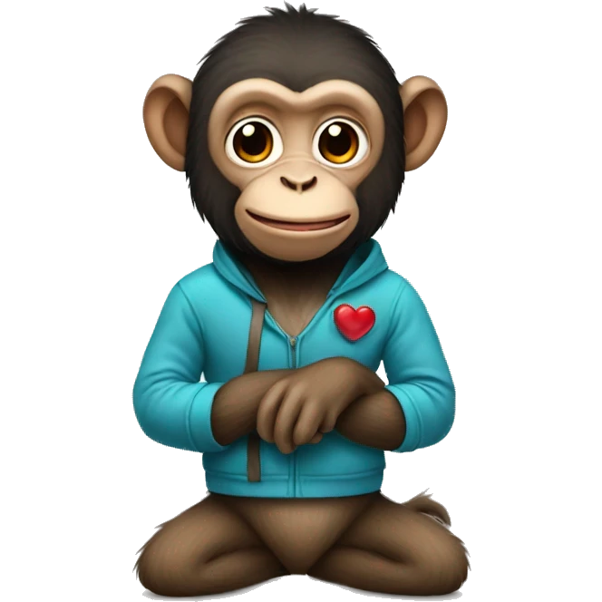 monkey love emoji