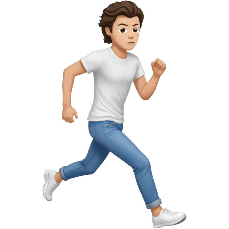 Harry Styles running away  emoji