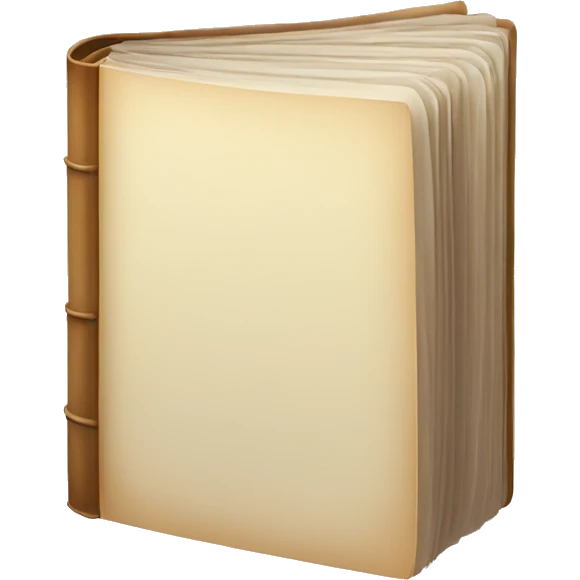 a book standing emoji
