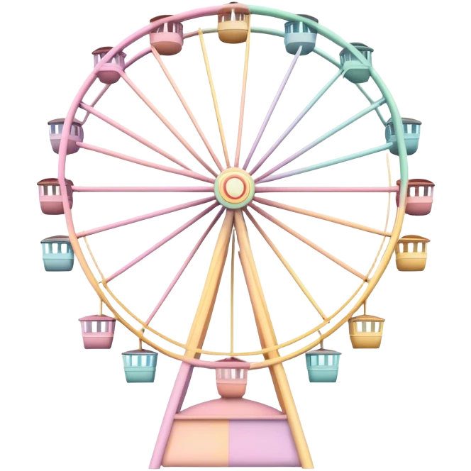 pastel ferris wheel emoji
