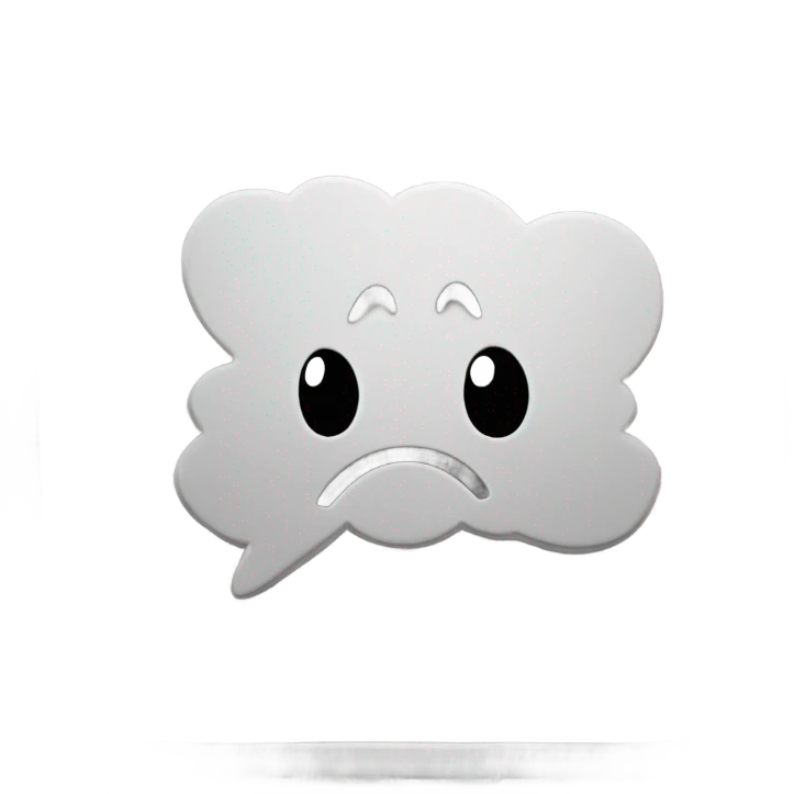 Word bubble saying “lol” emoji