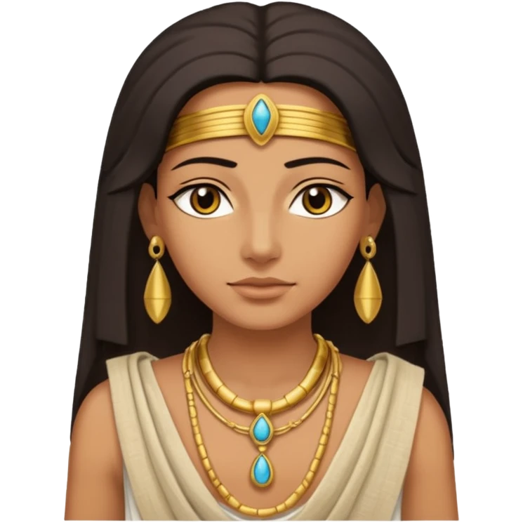 una ciudadana del antiguo egipto emoji