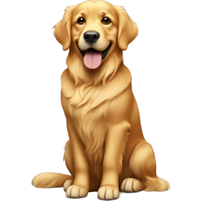 golden retriever  emoji