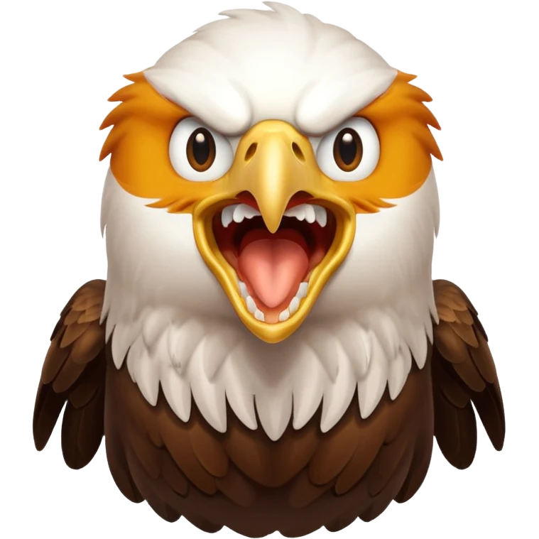Eagle big screech emoji