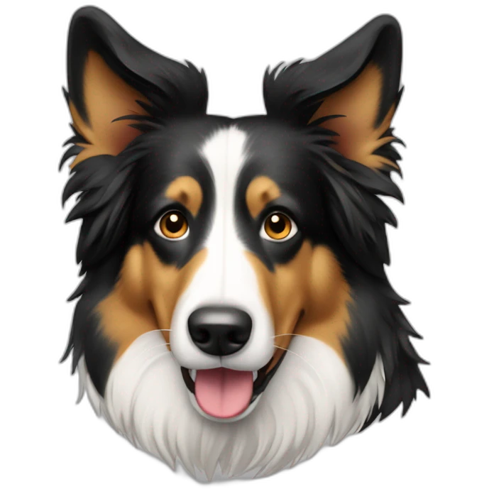 Bordeur collie emoji