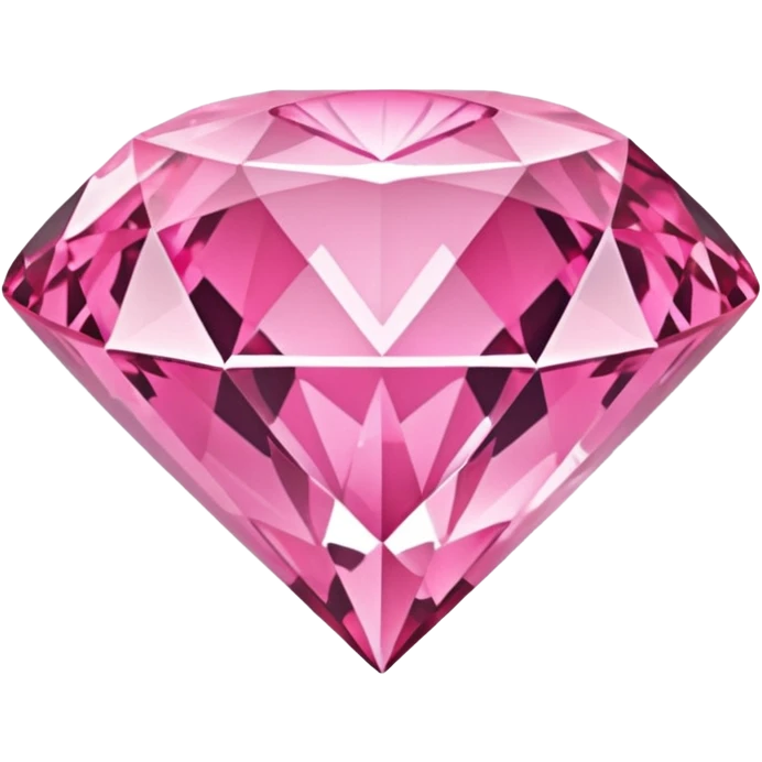 Create an emoji of a beautiful pink diamond that can be used in WhatsApp  emoji
