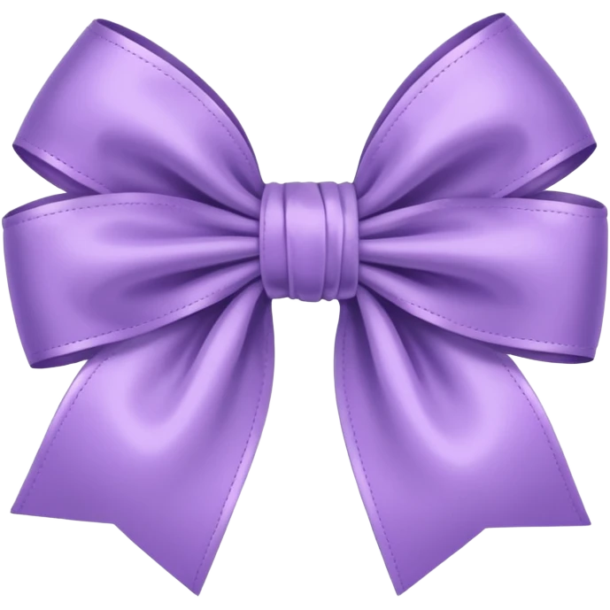 Cute bow light purple  emoji