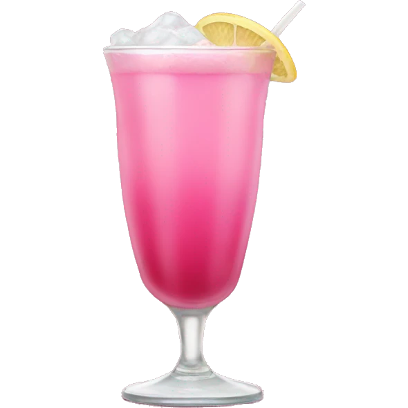 Pink drink emoji