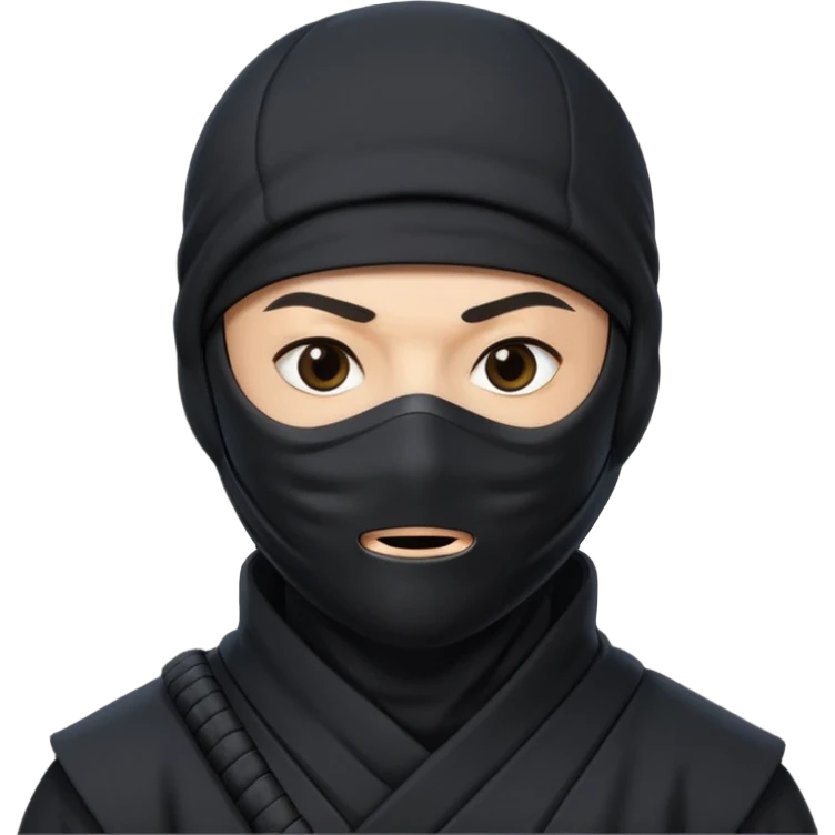 🥷🏻 background White  emoji