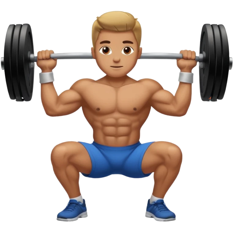 Treino pesos de academia  emoji