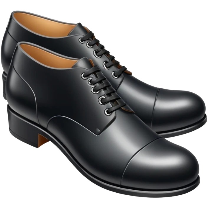 Black shoe
 emoji