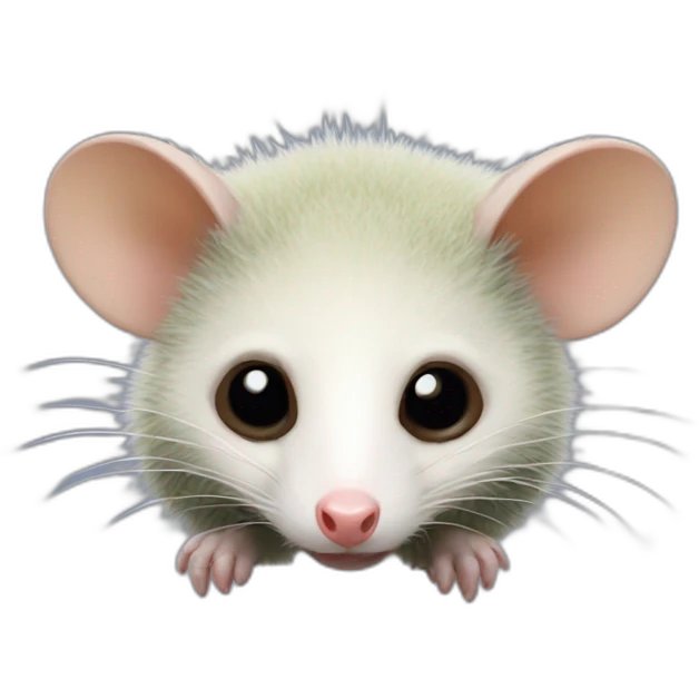 Lichen opossum emoji