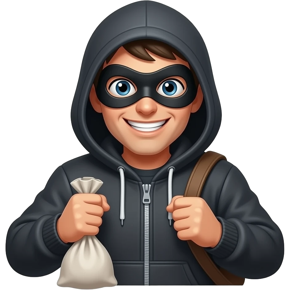 Haz un emoji de ladrón emoji