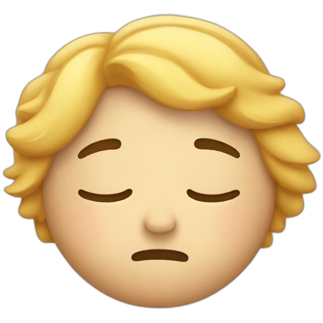 Sleepy emoji emoji