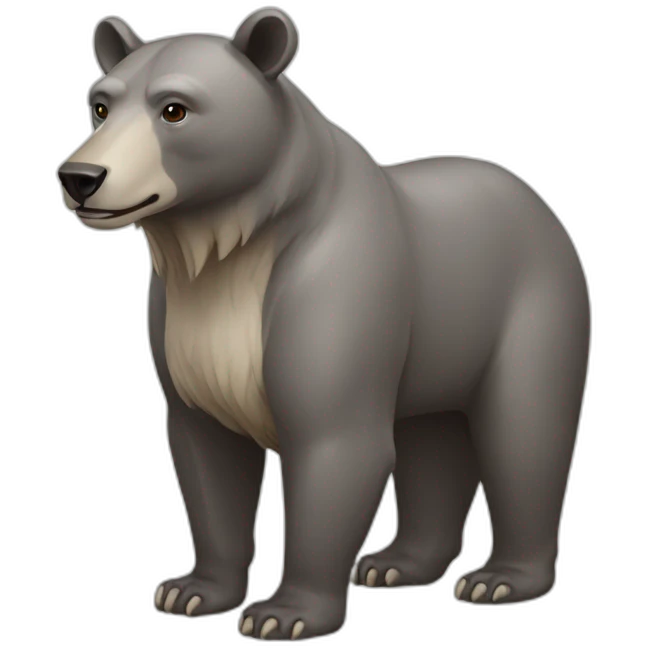nandi bear full body emoji