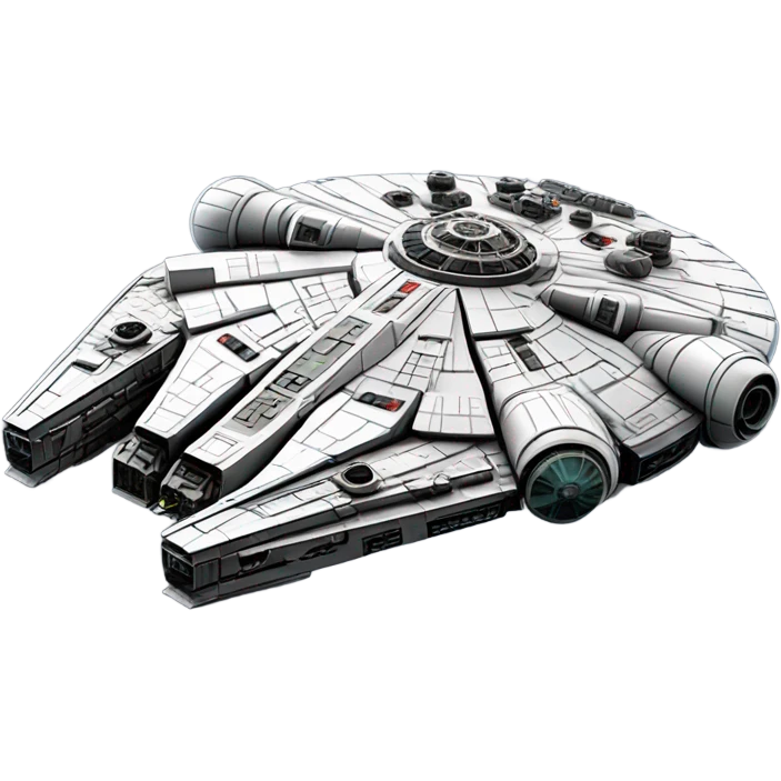 The millennium falcon emoji