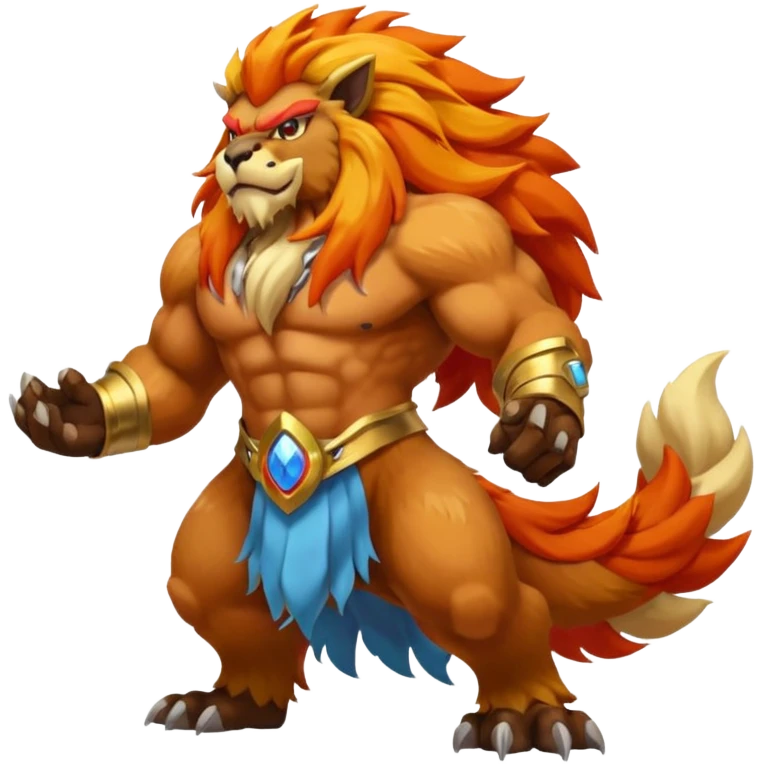 Entei-Pokémon (full body) emoji
