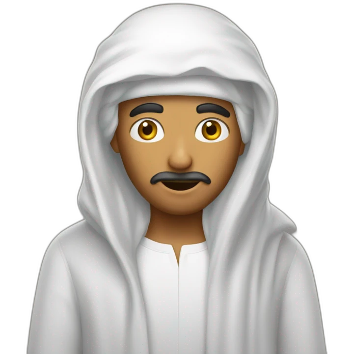 Un arabe qui mange des bonbons  emoji