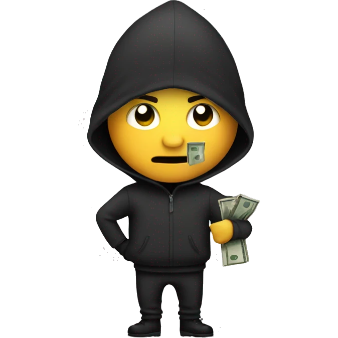 thief whith money emoji