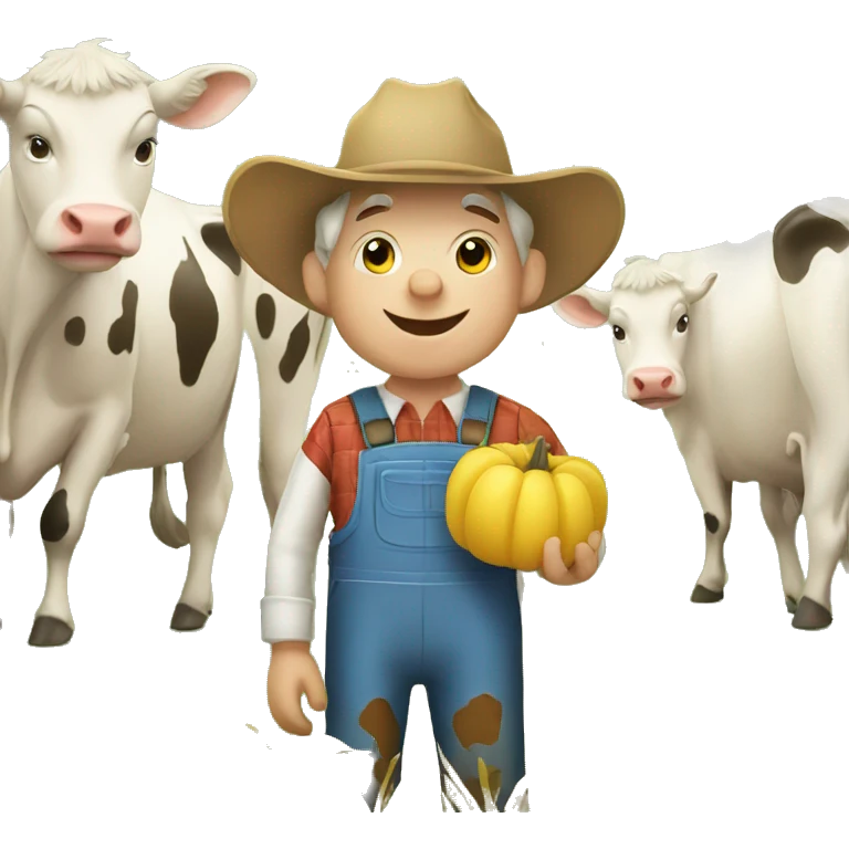 Farmer Cow  emoji