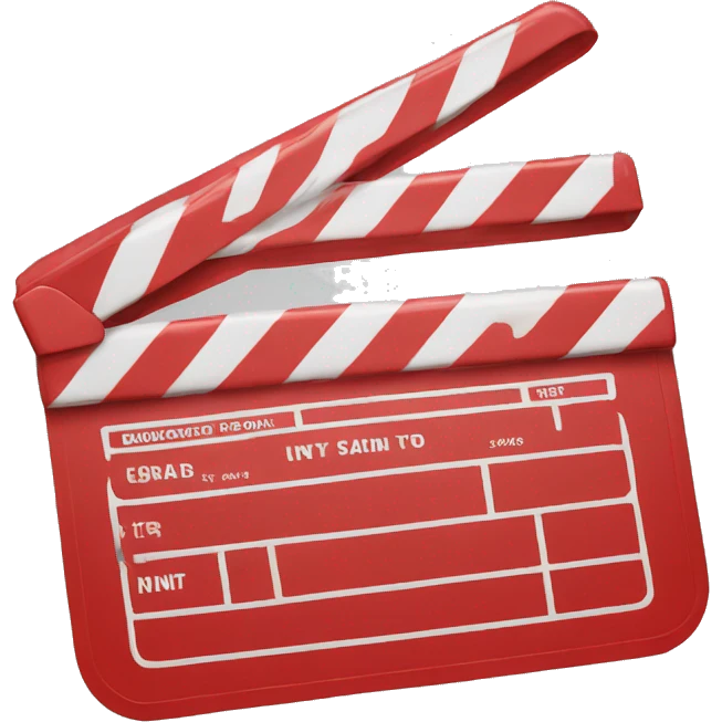 red movie clap emoji