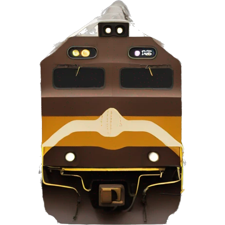  A train on tracks brown farm vibe color scheme  emoji