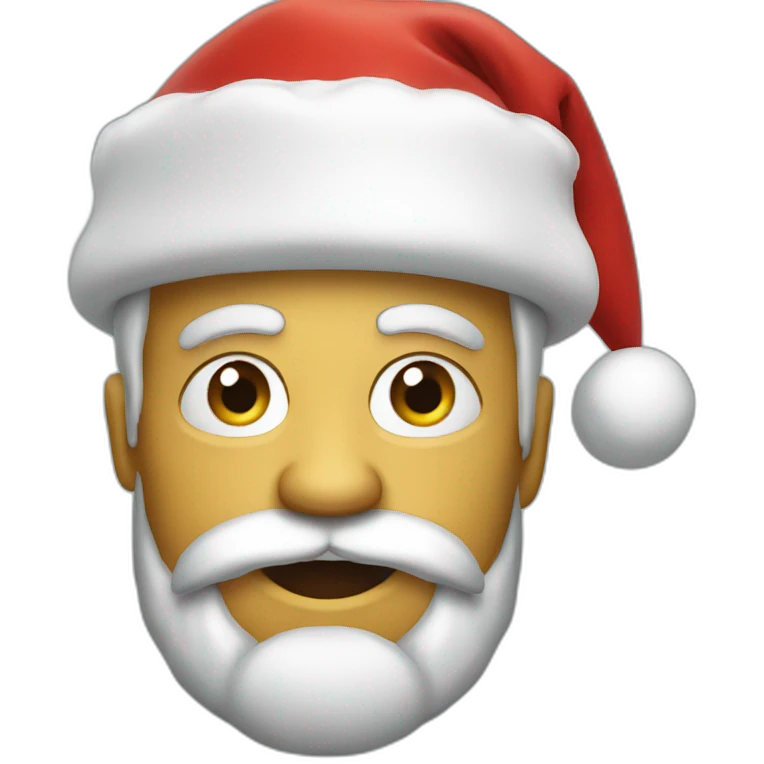 Santa-Claus-eat-storm emoji