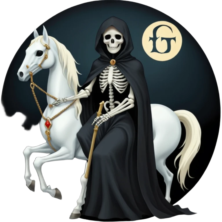 The death tarot card emoji