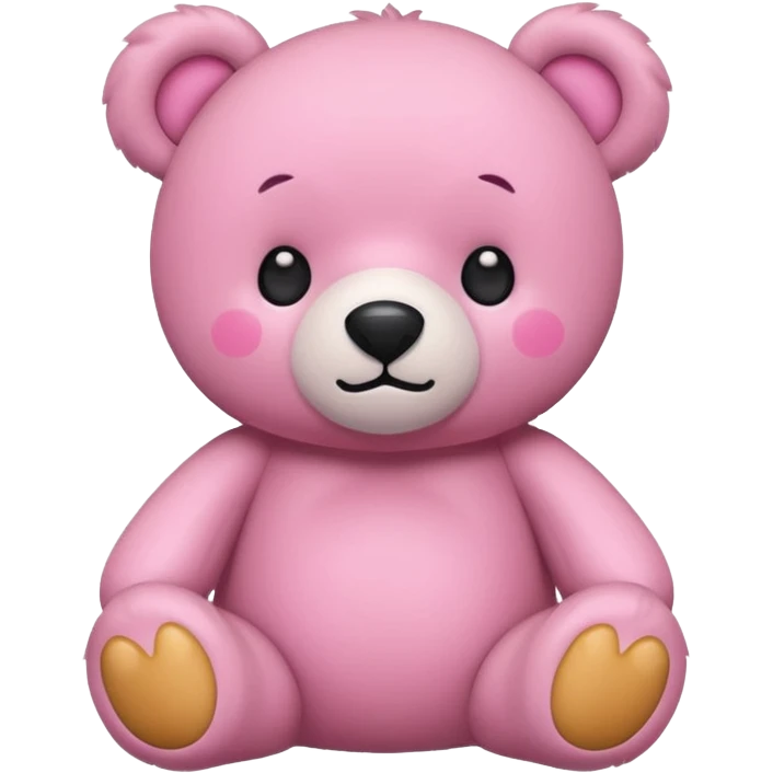 Pink bear plushies  emoji