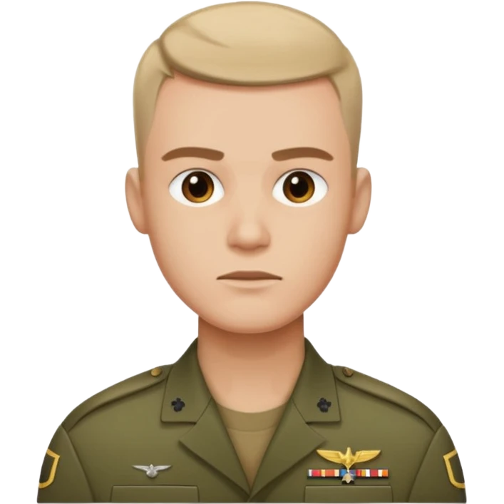 Não falei chapéu militar, e sim corte de cabelo emoji