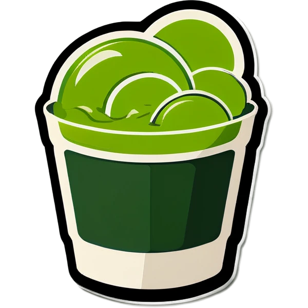 green matcha drinks emoji