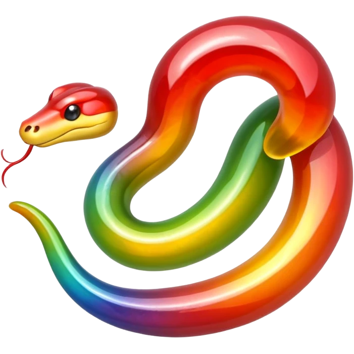 jelly bean snake emoji