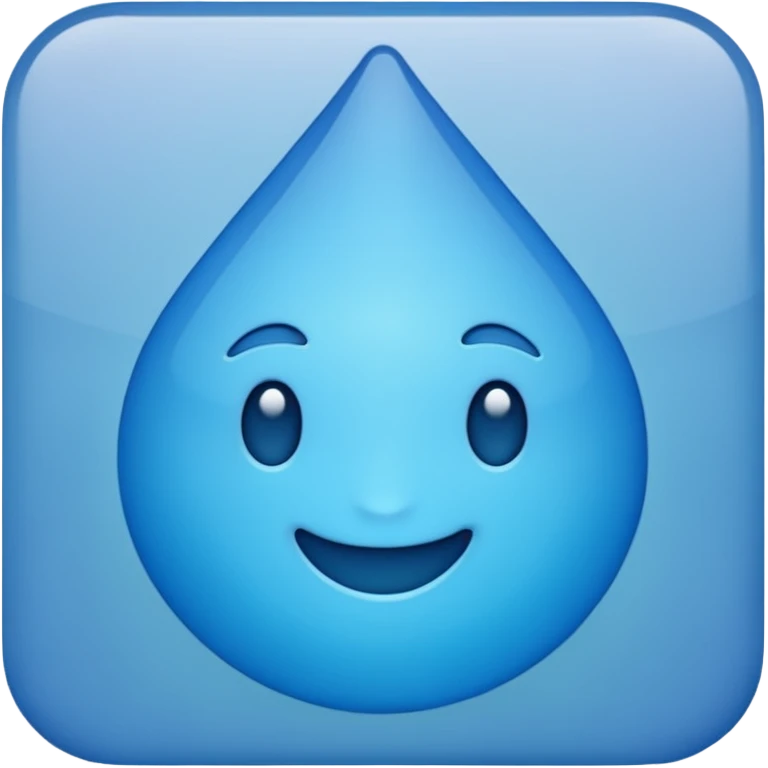 Lirios color azul pastel con degradado azul osciro emoji