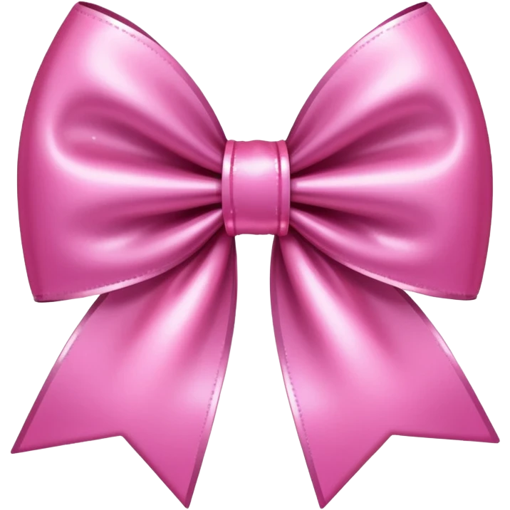 very sparkly bow pink emoji