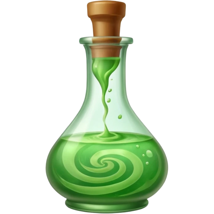 Herbal Potion in a closed bottle   emoji