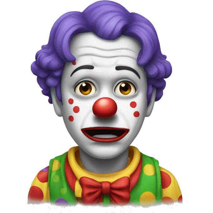 clown crying emoji