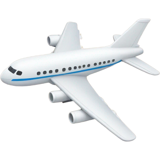 Plane creating  emoji