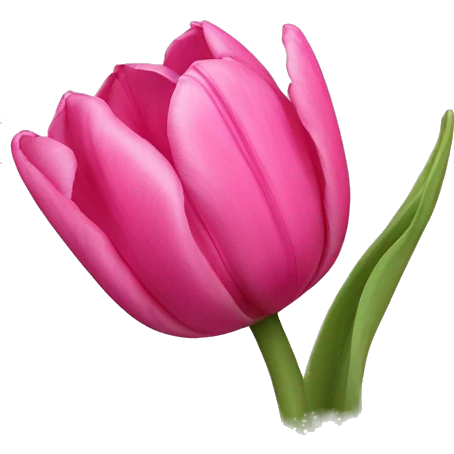 Pink tulips  emoji