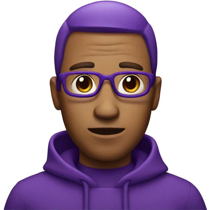 Purple man emoji