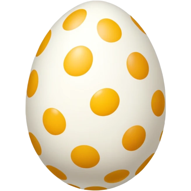 Polka dot egg emoji