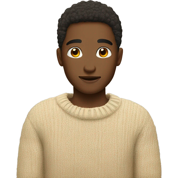 cozy beige sweater emoji
