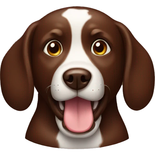 Chocolate Dog emoji