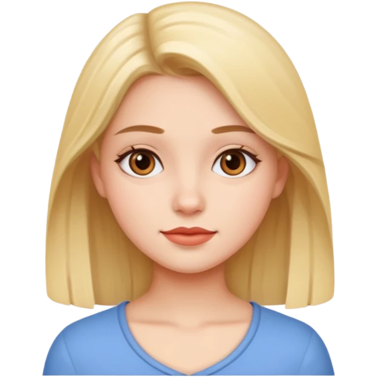 Lovely girl emoji