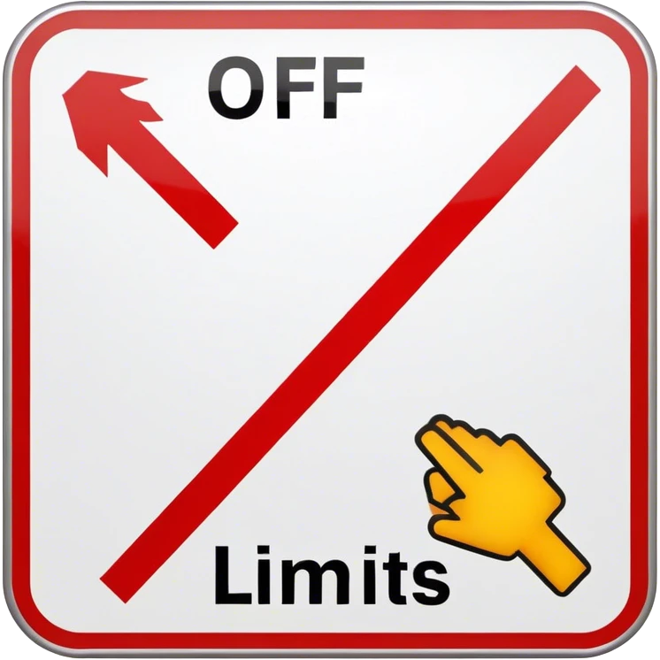 off limits emoji