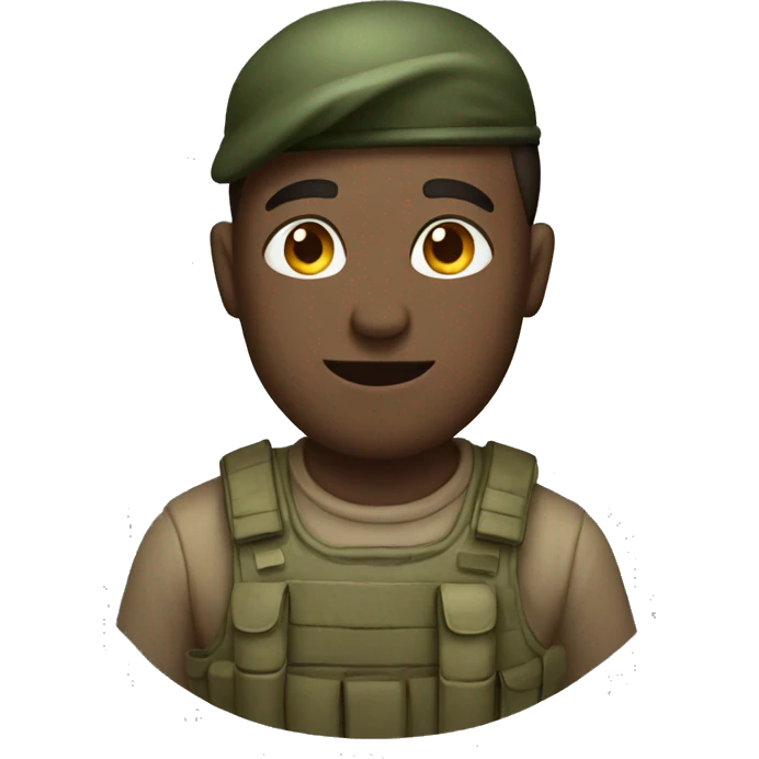 soldier with pan emoji
